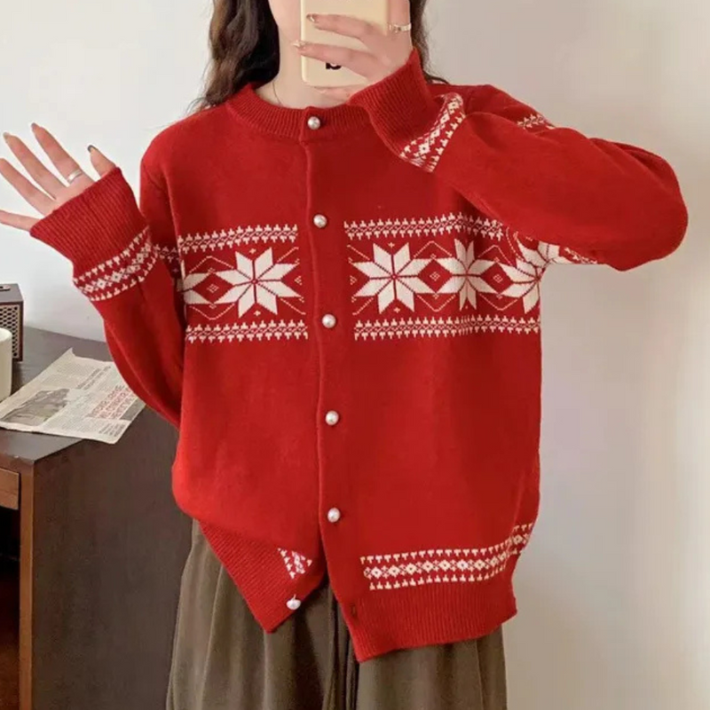 Warmer festlicher Pullover für Damen