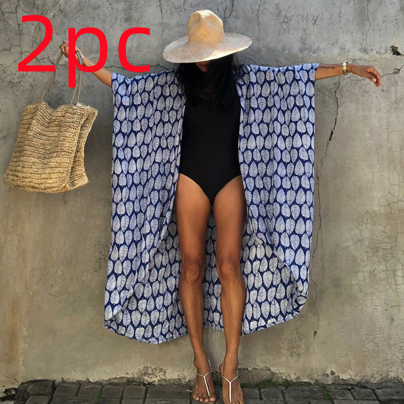 Elegantes | Glamouröse Sonnenschutz Resort Strandkleid Cover Up für dich