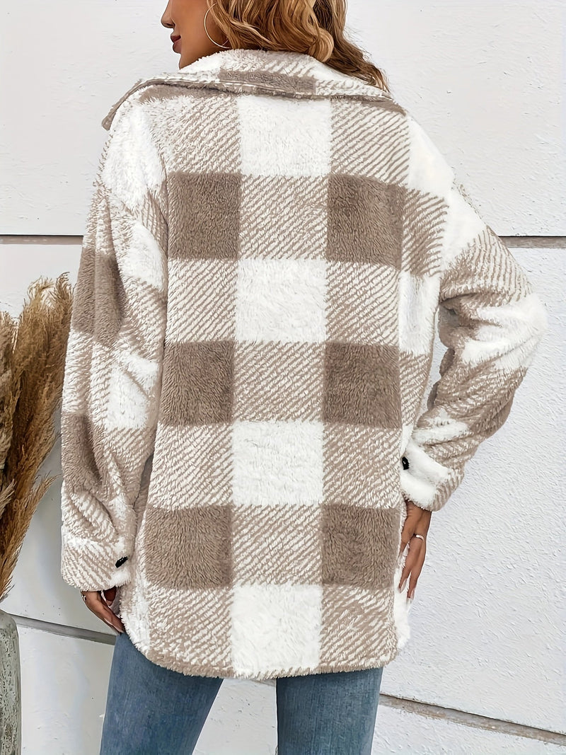 Weiche Teddyjacke für kalte Tage