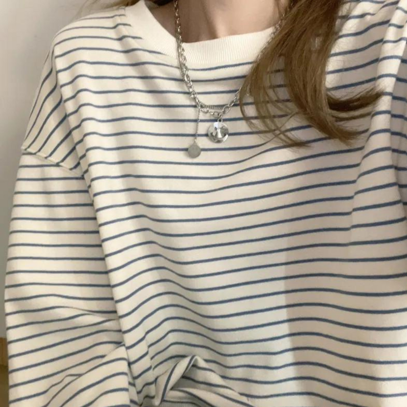 CHERYL - Bequemes gestreiftes Sweatshirt für Frauen
