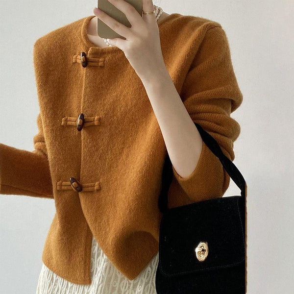Sylvie – Schwarzer Pullover mit langen Ärmeln