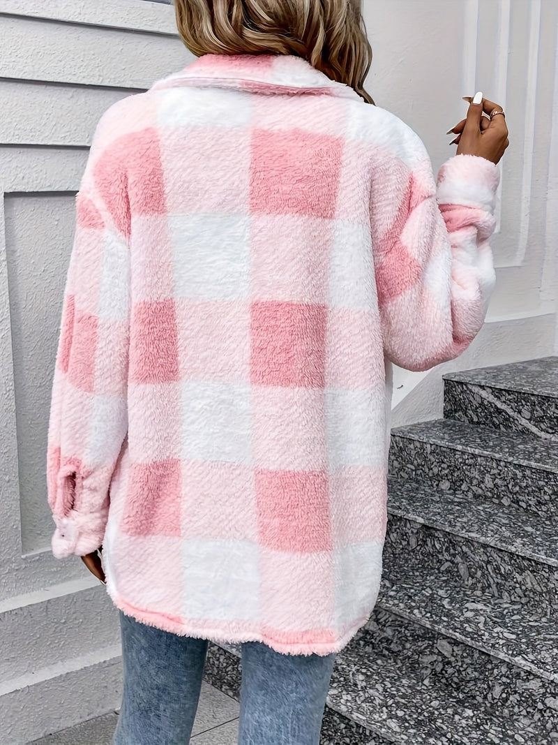 Weiche Teddyjacke für kalte Tage