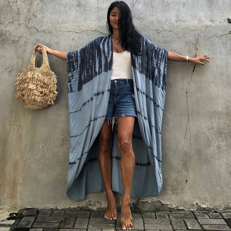 Elegantes | Glamouröse Sonnenschutz Resort Strandkleid Cover Up für dich