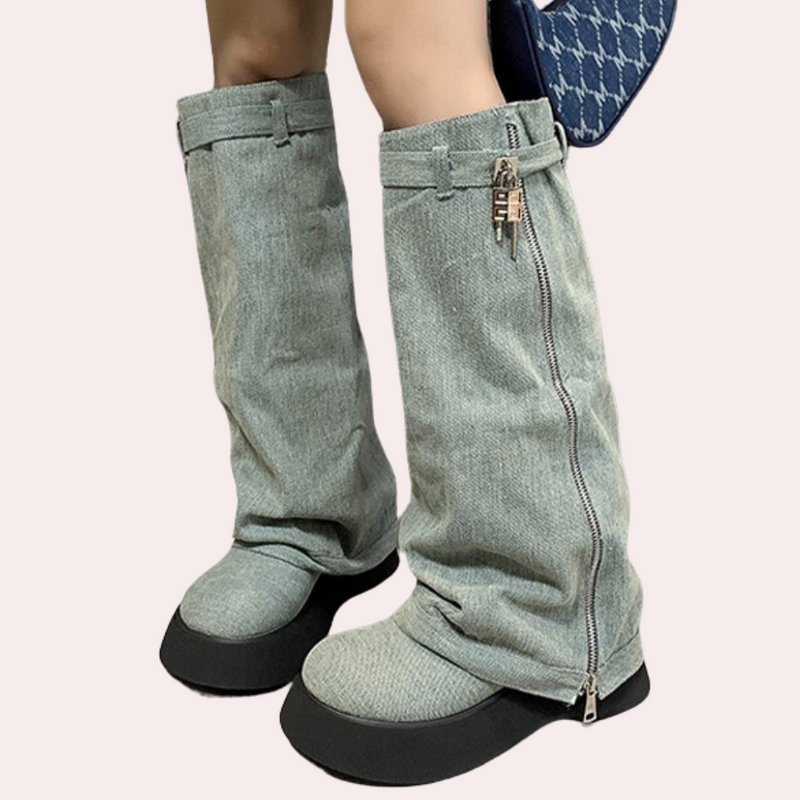 DULCE - Trendige Denim-Stiefel für Damen