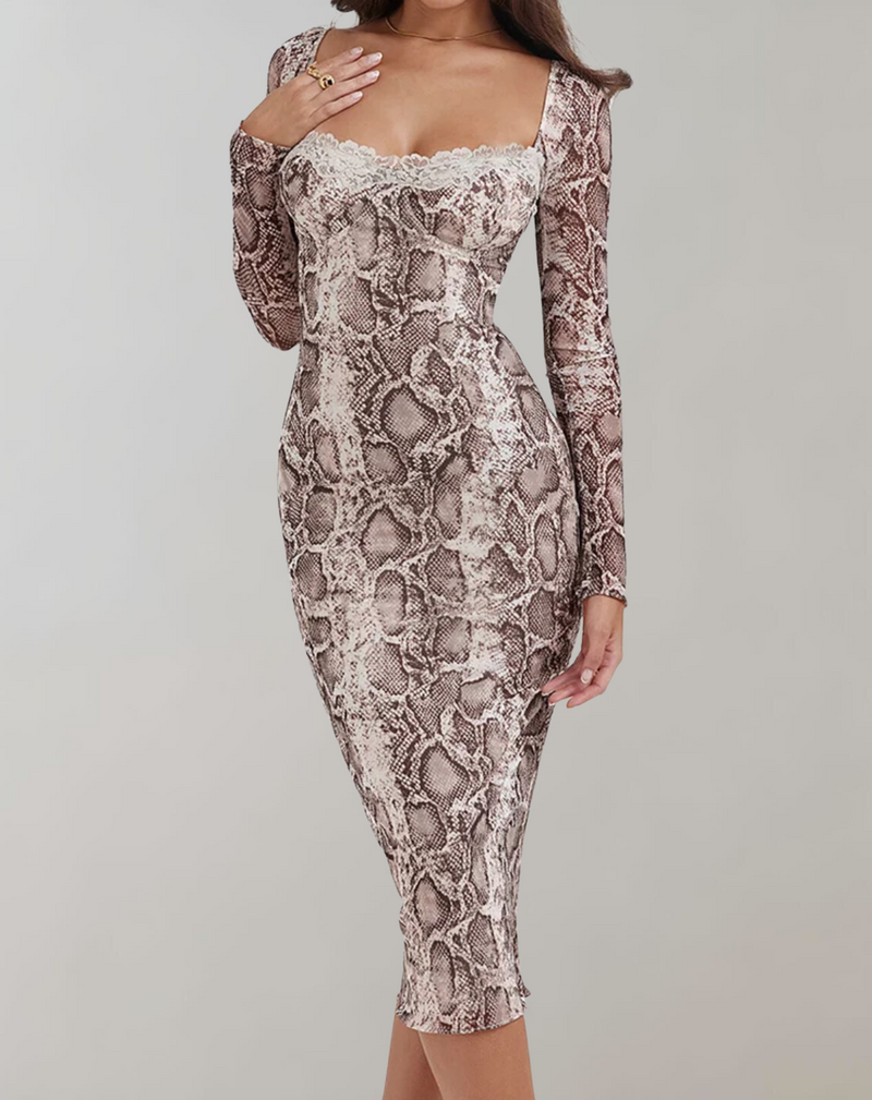 Elegantes Kleid mit langen Ärmeln für dich