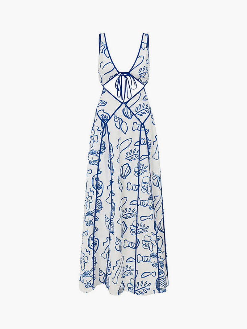 Elegantes Rackenfreies Maxikleid für den Sommer