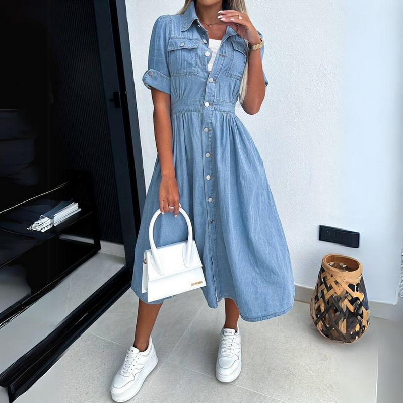 Kuscheliges | Trendy Denimkleid für dich
