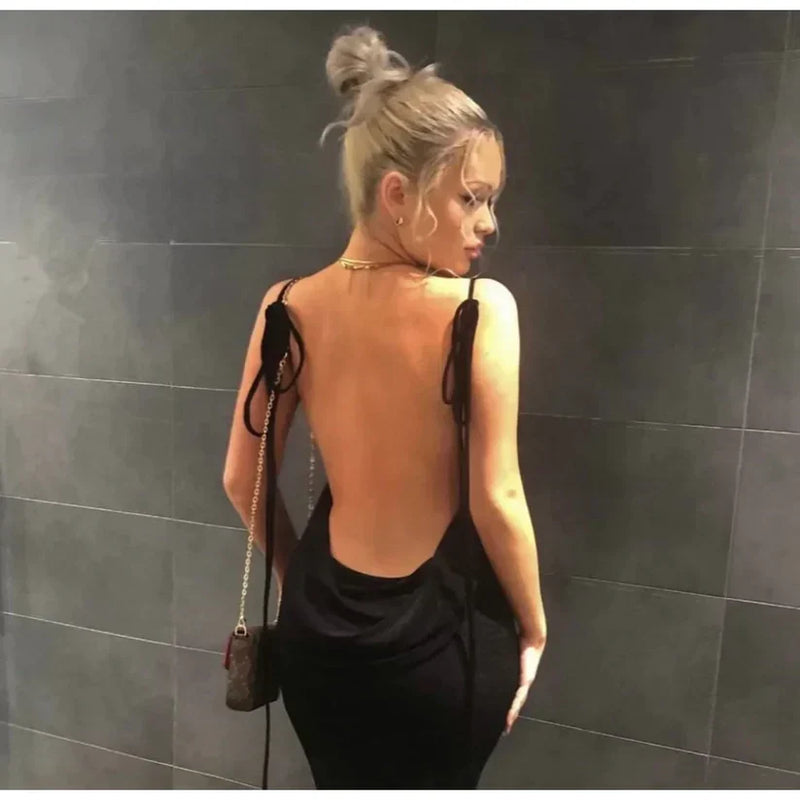 Elegantes Rückenfreies Serenity Maxikleid