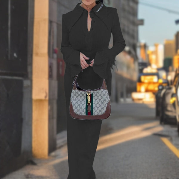 Elegantes Premium Langes Federkleid für Festliche Anlässe