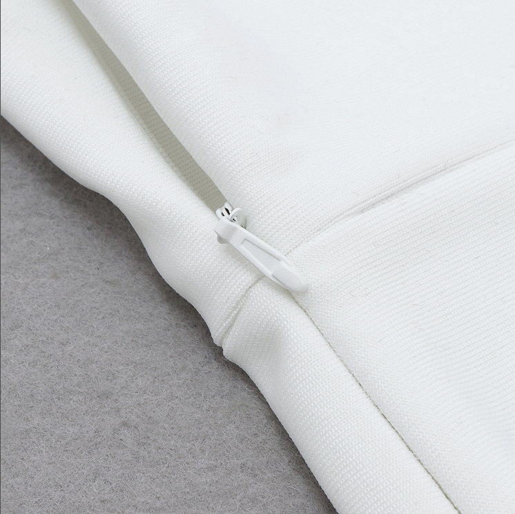 Asymmetrisches Midikleid mit Strass-Akzent | Mehrfarbig