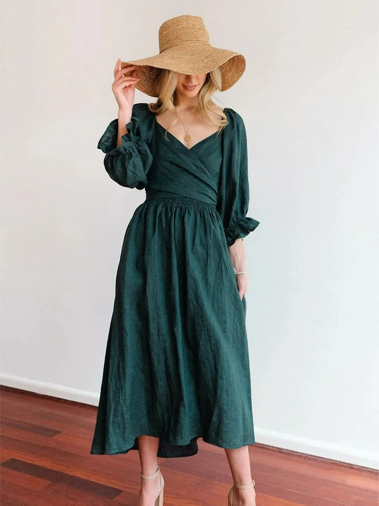 Weiches Wickelkleid für dich