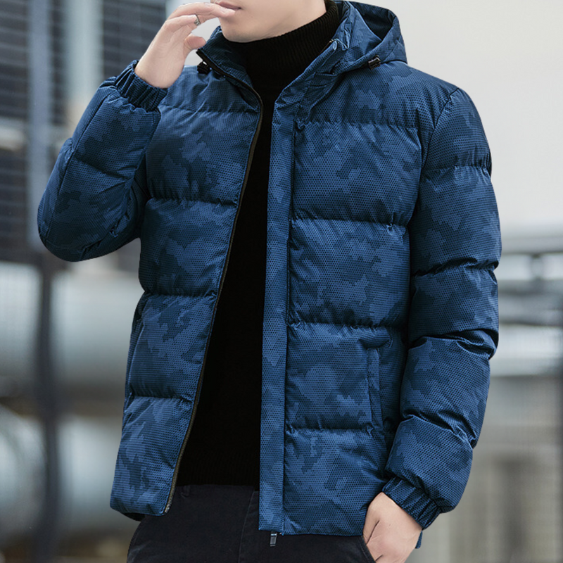 Wärmender eleganter Winterjacke für Herren