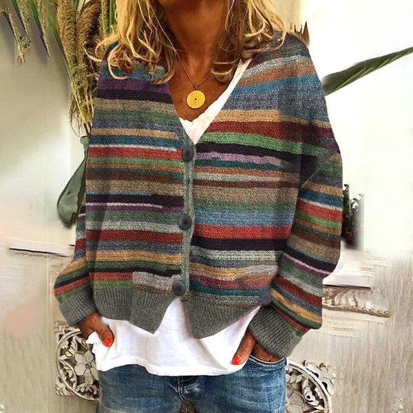 Cordova – Eleganter Pullover mit langen Ärmeln und Aufdruck