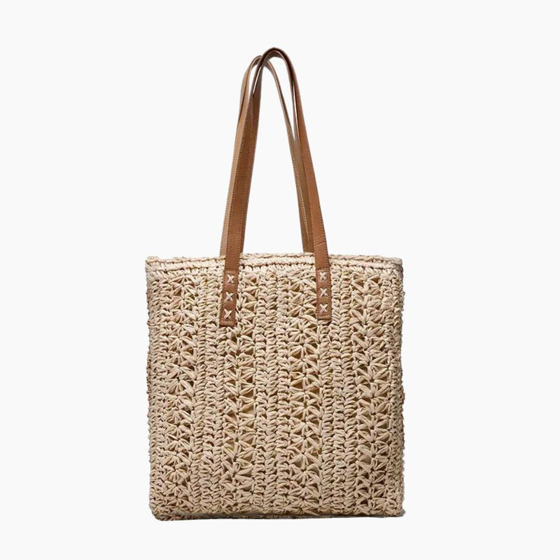 Gewebte Strandtasche für den Sommer