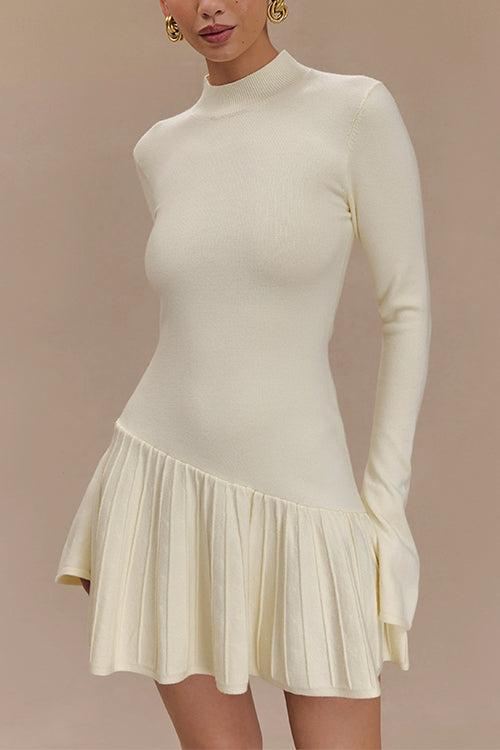 Elegantes Heidi -Rosiedress Mini Pullover Kleid
