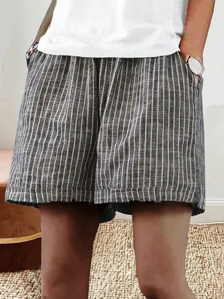 Luftige Lorraine Streifenshorts - Sommerliche Leichtigkeit