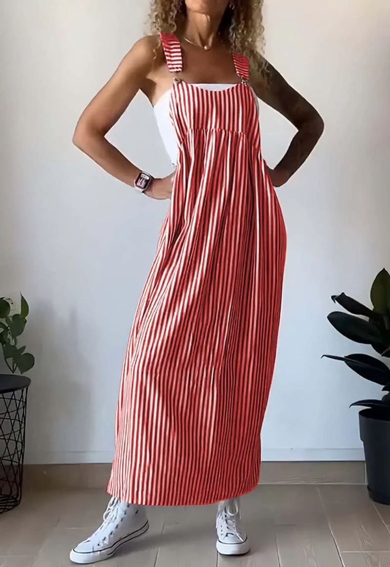 Kuscheliges - Lässiges gestreiftes Kleid für dich