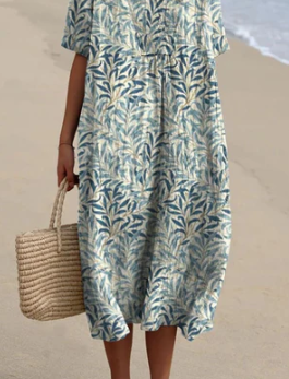 Petra - Vintage Kleid mit Blumendruck