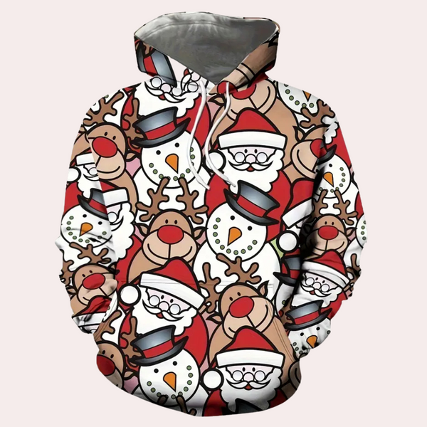 Eleganter warmer Hoodie für Männer