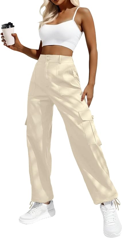 Trendige bequeme hochgeschlossene Hose für Reisen