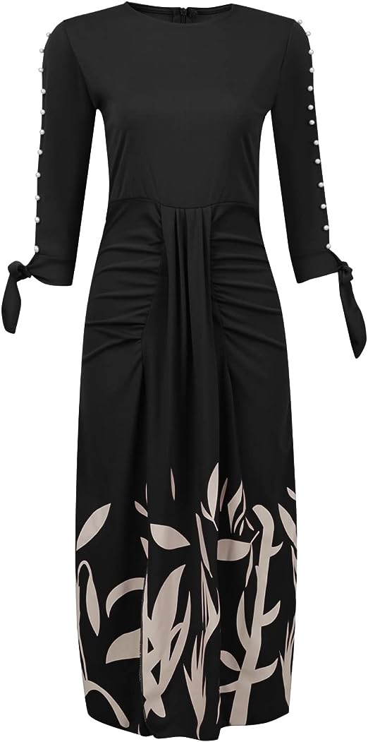 Kuscheliges - Mode Kleid mit Blumendruck für dich