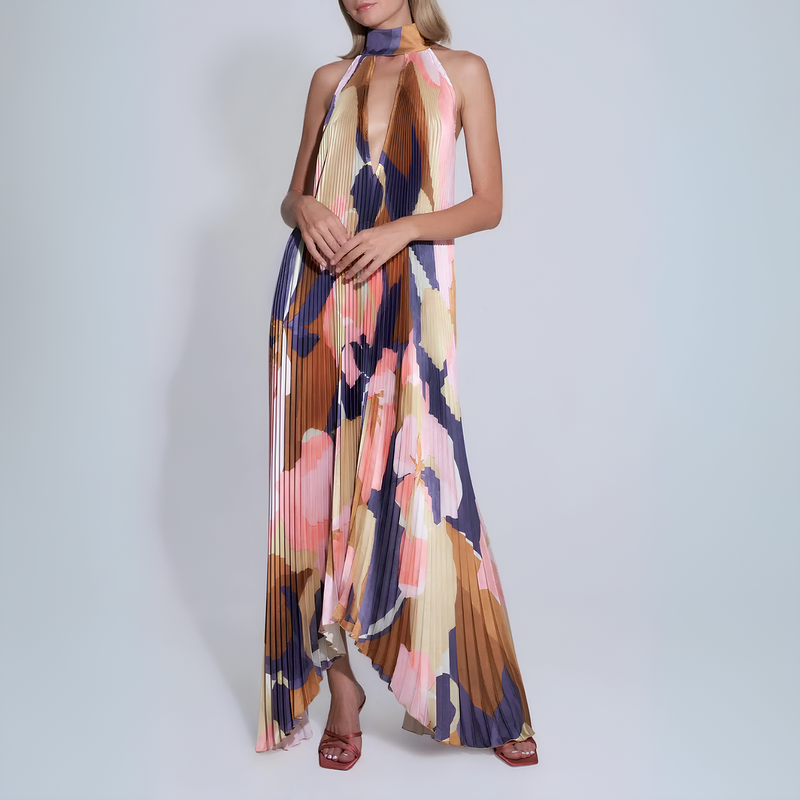Elegantes Neckholder Maxikleid für jeden Anlass
