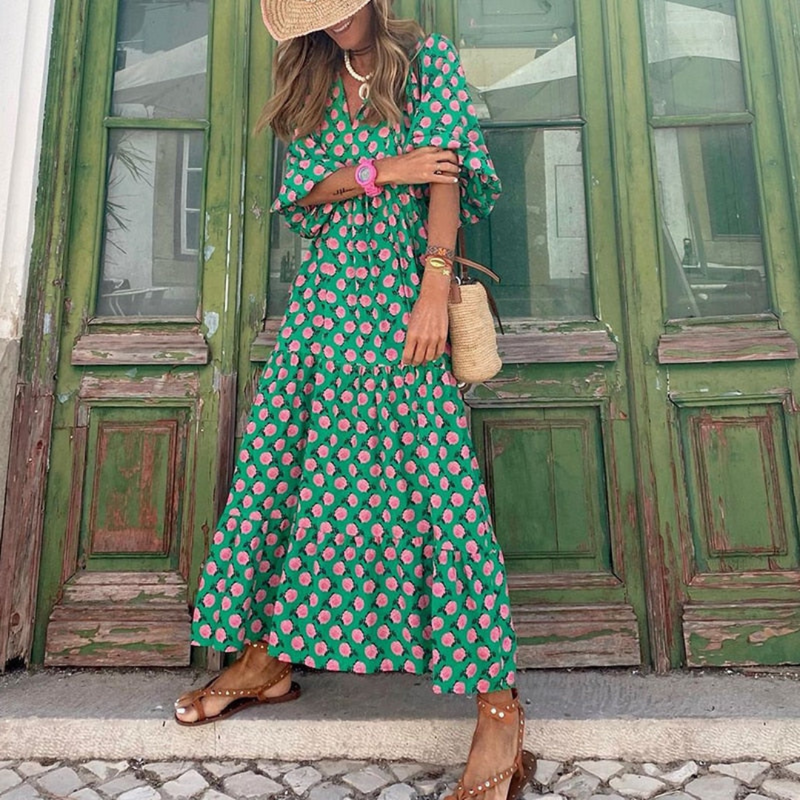 Weiches - Grünes Sommerkleid für dich