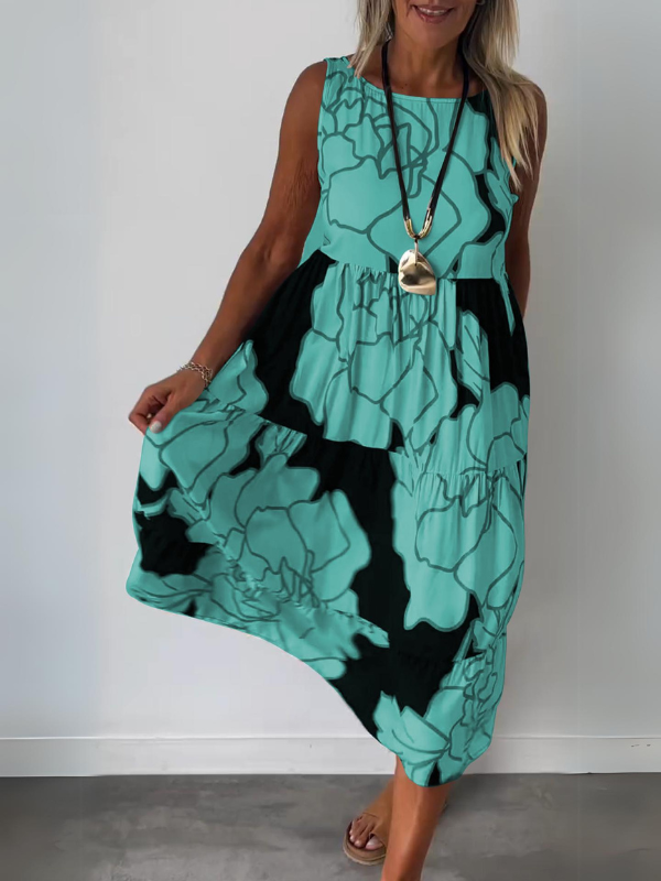Kuscheliges Kleid mit Blumendruck für dich