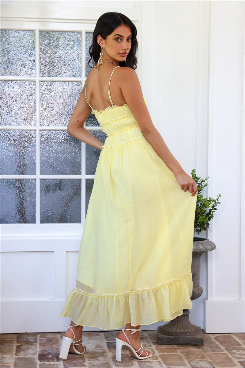 Elegantes Saison Trager Maxikleid für besondere Anlässe