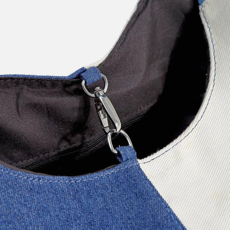 Patchwork Denim Einkaufstasche