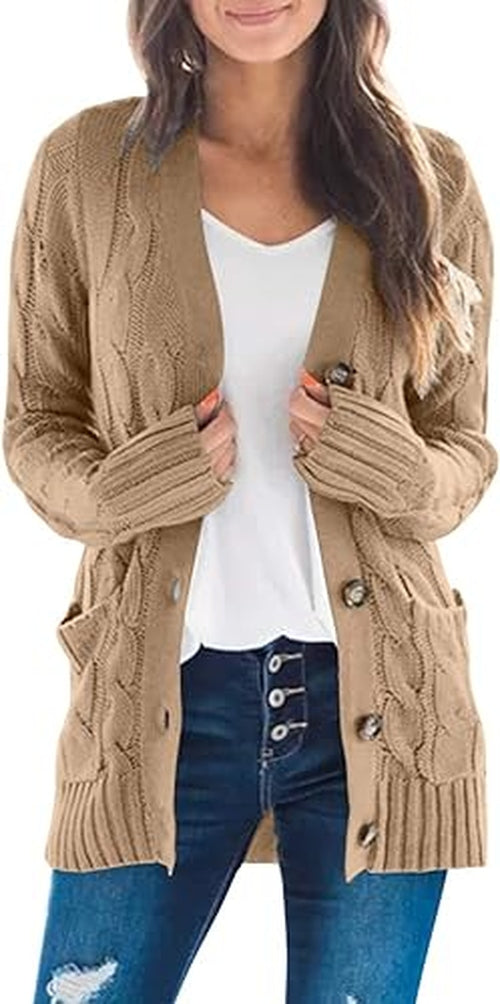 Weiche und stylische Strickjacke für jeden Anlass