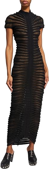 Weiches - Strickkleid mit kurzen Ärmeln für Frauen für dich