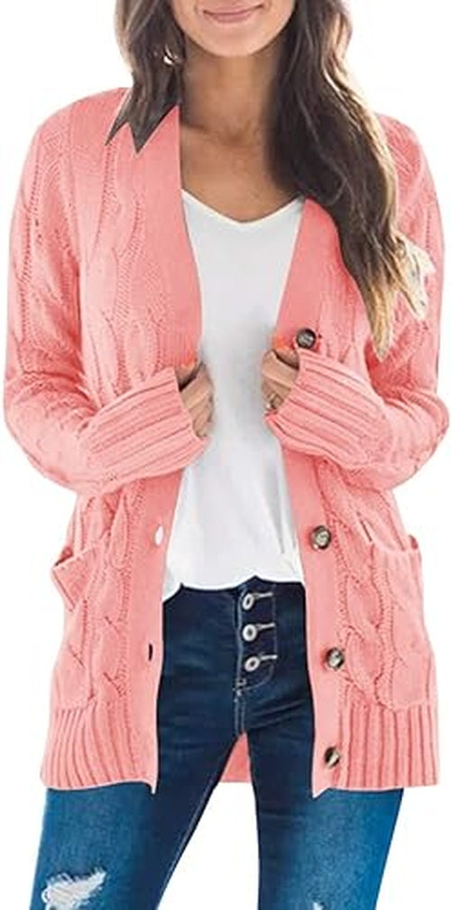 Warme und weiche Strickjacke für jeden Tag