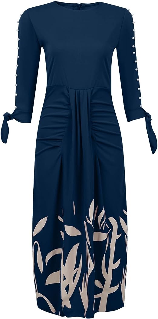 Kuscheliges - Mode Kleid mit Blumendruck für dich