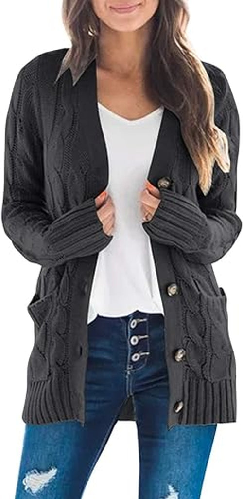 Hilde - Stilvoller und eleganter Wollpullover mit Knöpfen
