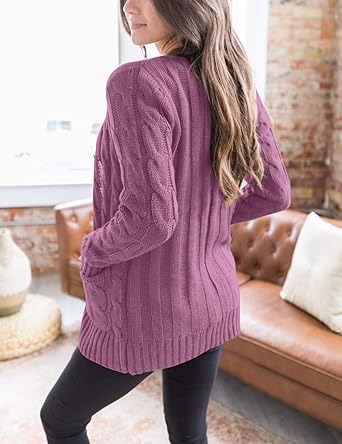Weiche und elegante Strickjacke