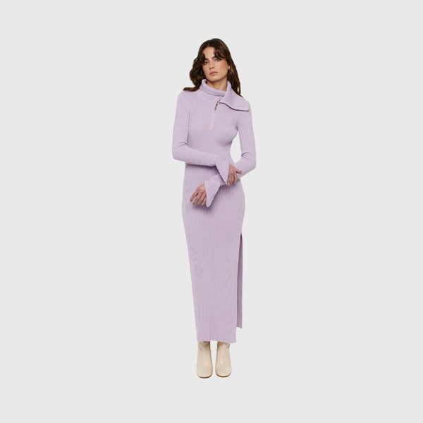 Elegantes Strickkleid - Orchidee für besondere Anlässe