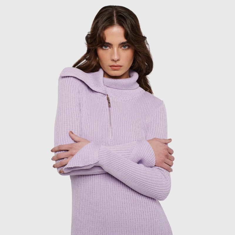 Elegantes Strickkleid - Orchidee für besondere Anlässe
