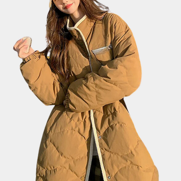 Warme elegante Winterjacke für Damen