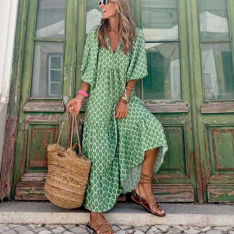 Weiches - Grünes Sommerkleid für dich