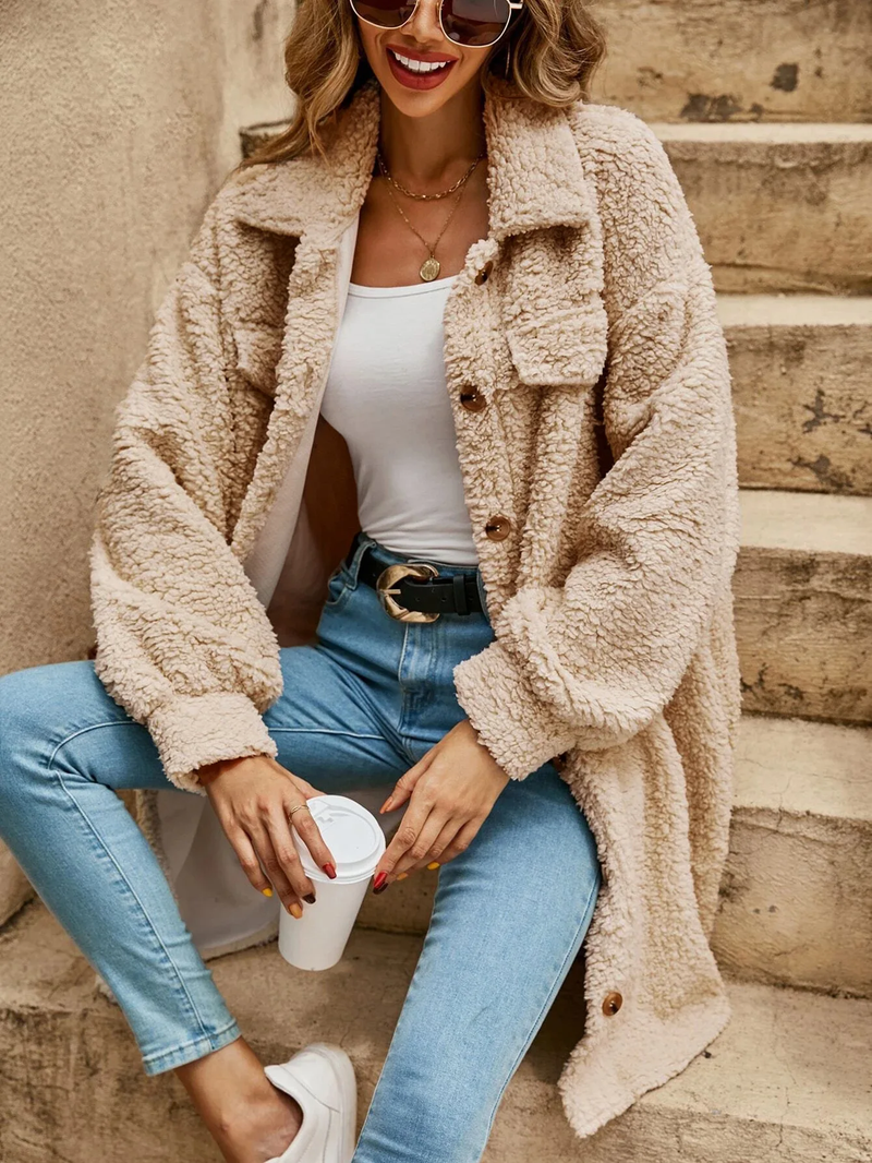 Aimee - Lockere und bequeme Strickjacke