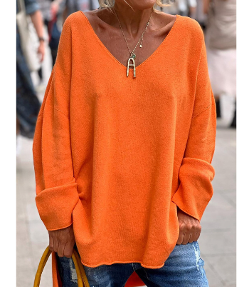 Erna - Jacquard-Strickoberteil für Frauen