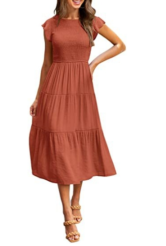 Sonja - Kleid mit Knöpfen und Zierleiste mit Stickerei in Schleife