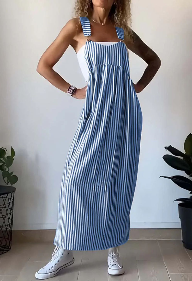 Kuscheliges - Lässiges gestreiftes Kleid für dich