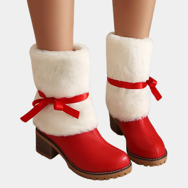 Elegante und warme Weihnachtsstiefel für Damen