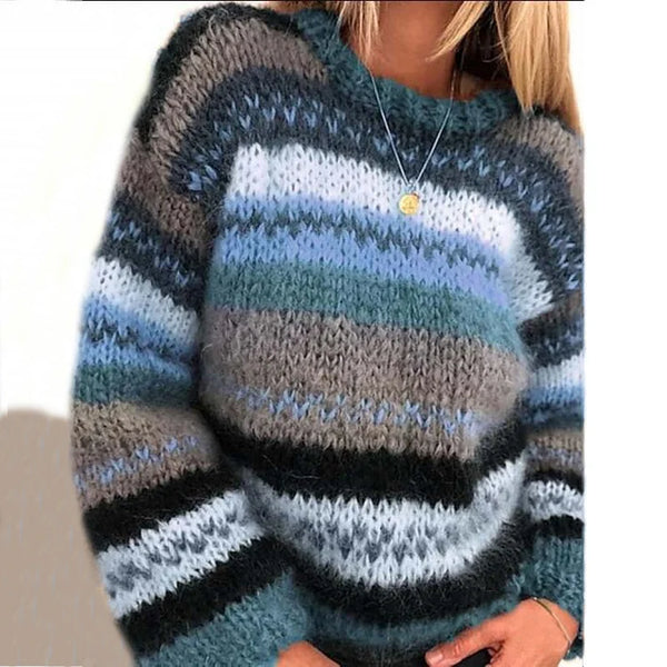 Teresa - bunter Jacquard-Pullover