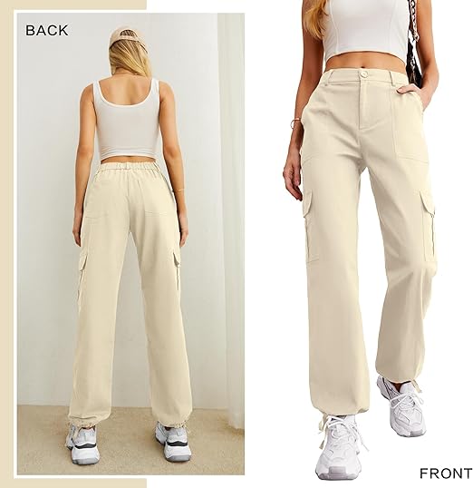 Trendige bequeme hochgeschlossene Hose für Reisen