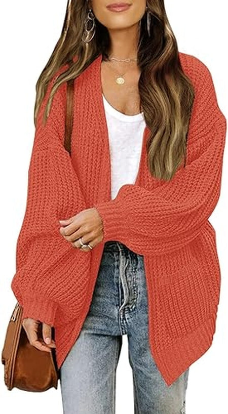 Damen Strickjacke | Kuschelig & Warm | Stricktextur