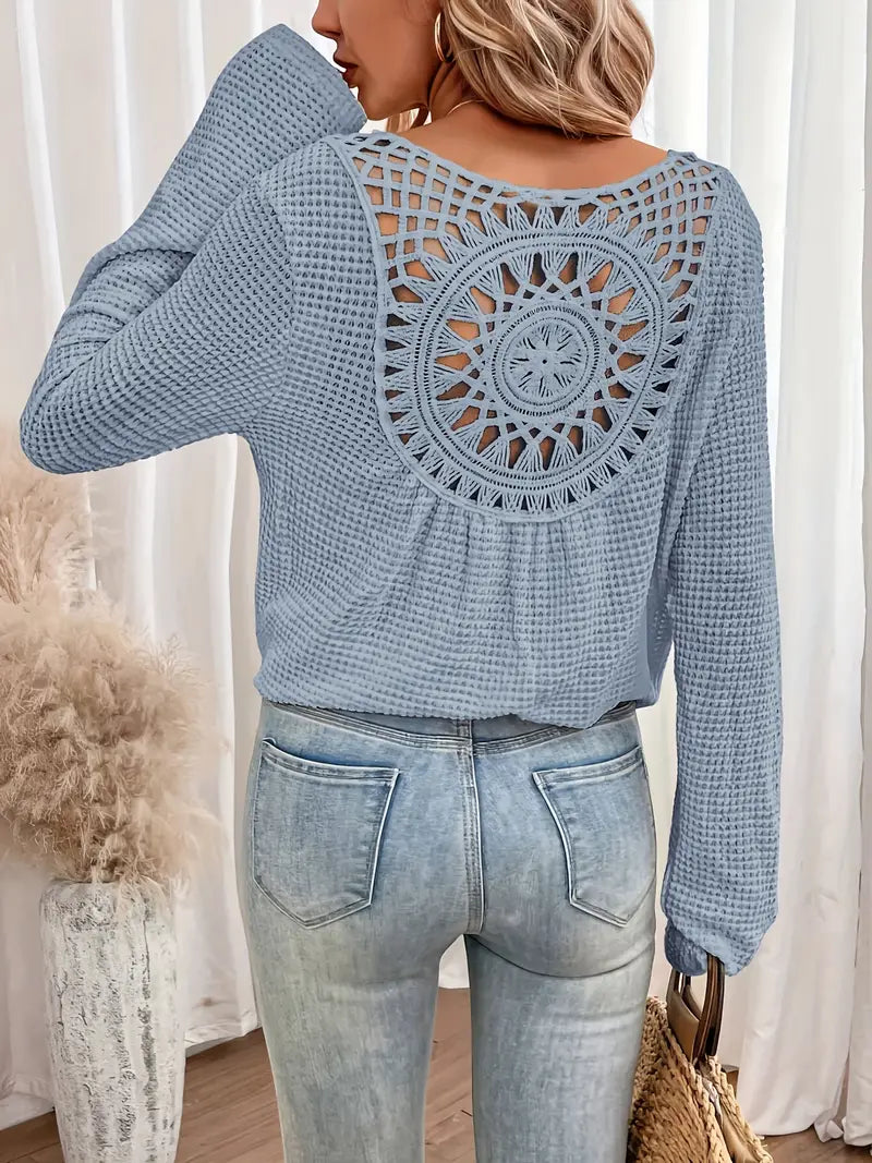 Becky – Eleganter V-Ausschnitt-Pullover mit zeitlosem Design