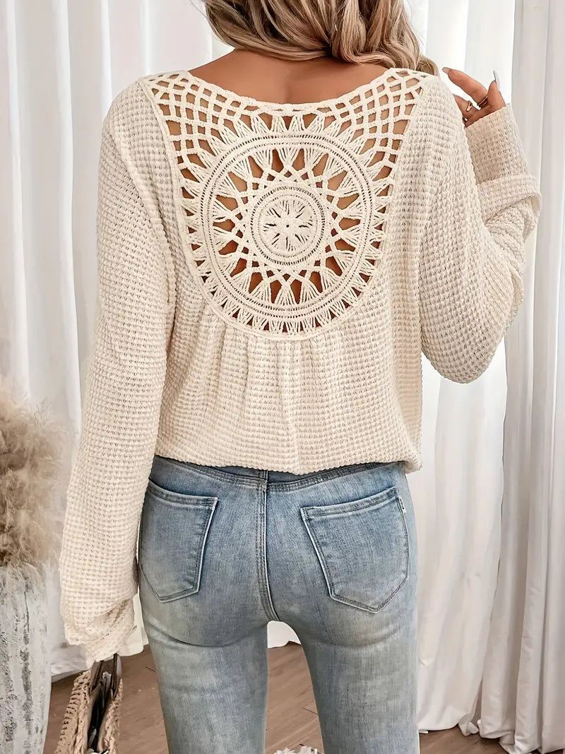 Becky – Eleganter V-Ausschnitt-Pullover mit zeitlosem Design